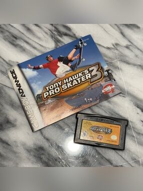 Tony Hawk's Pro Skater 3 (Nintendo Game Boy Advance, 2002) TESTED w/ Booklet